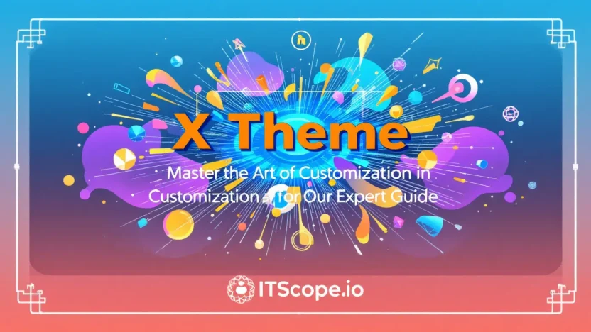 X Theme customization illustration showcasing key tips and tricks