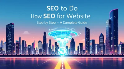 How to do SEO for website step by step illustration showcasing essential optimization techniques