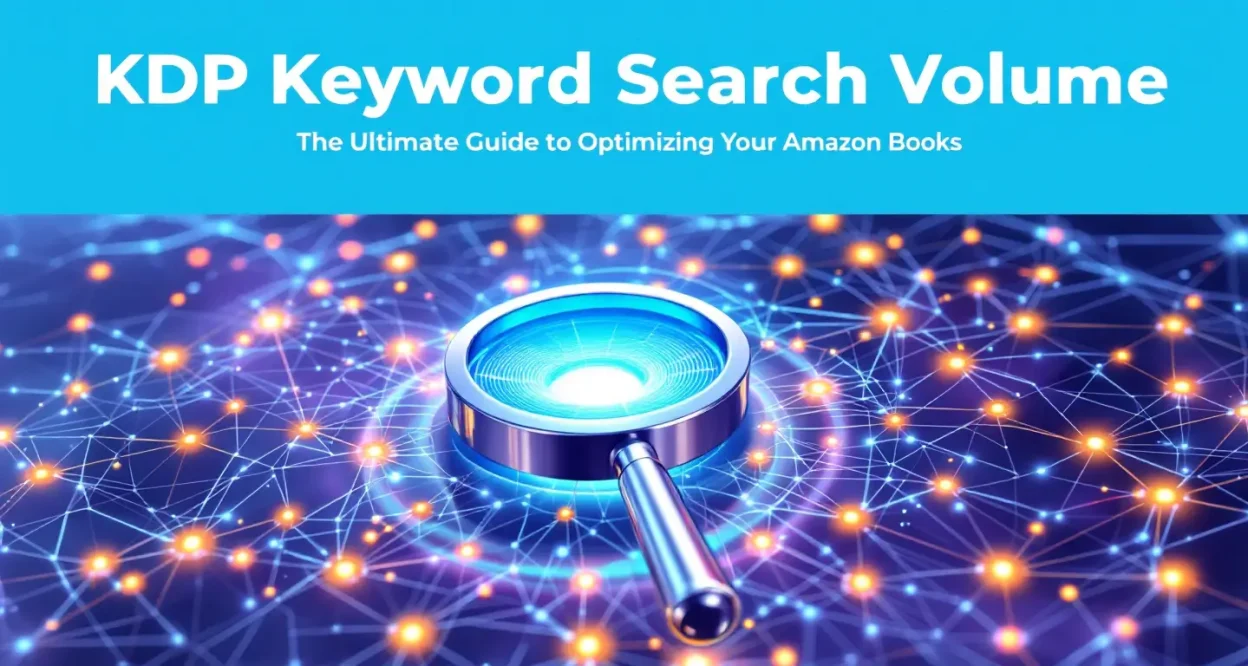 KDP Keyword Search Volume illustration showcasing book optimization strategies