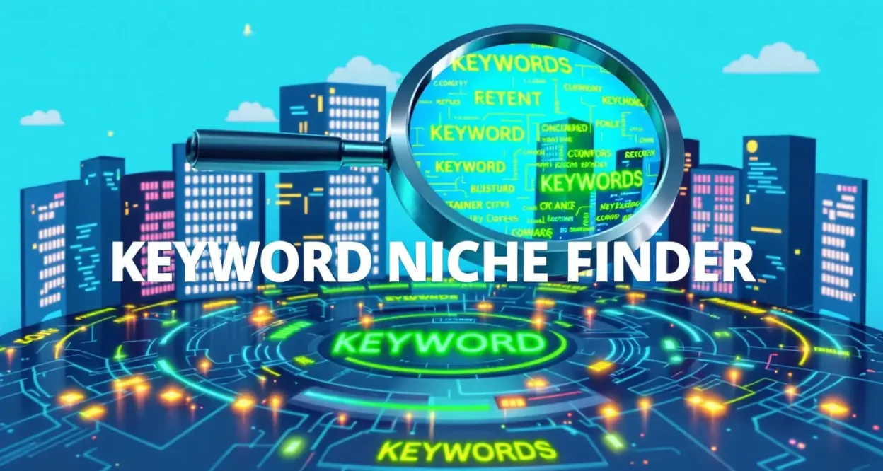 Keyword Niche Finder illustration exploring effective SEO strategies