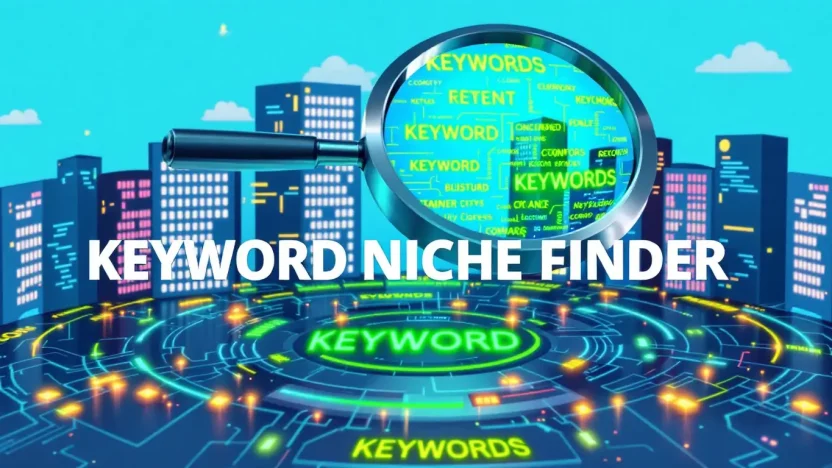 Keyword Niche Finder illustration exploring effective SEO strategies