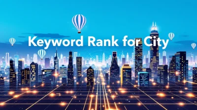 Keyword Rank for City illustration depicting local SEO strategies