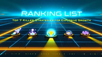 Ranking list illustration highlighting top strategies for growth