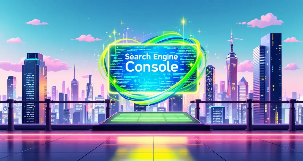 Search Engine Console illustration depicting key strategies in the how-to guide