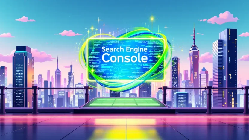 Search Engine Console illustration depicting key strategies in the how-to guide