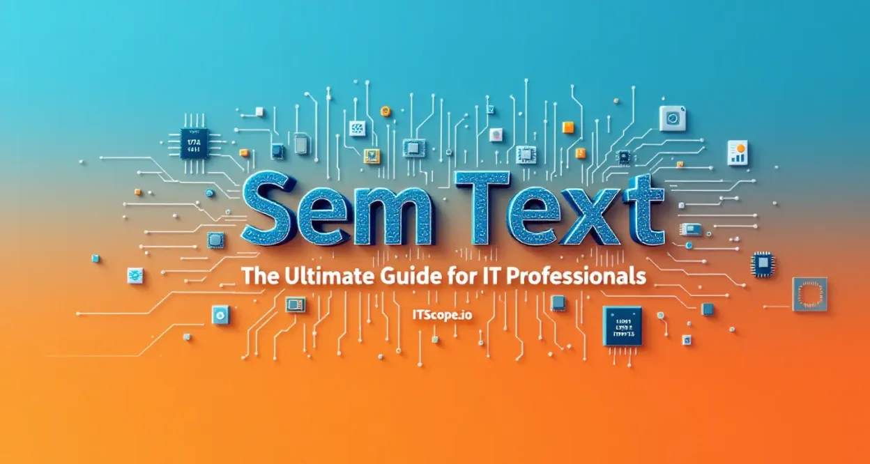 Sem Text ultimate guide illustration for IT professionals