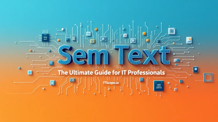 Sem Text ultimate guide illustration for IT professionals