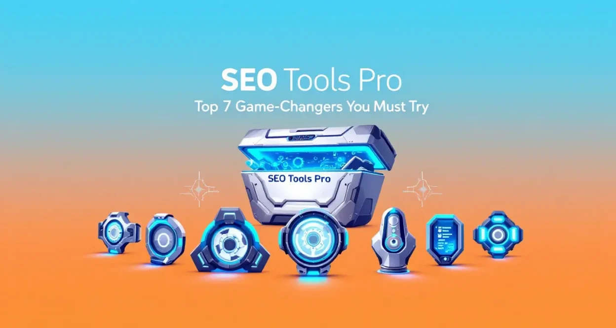 SEO Tools Pro illustration showcasing key transformative tools for SEO success