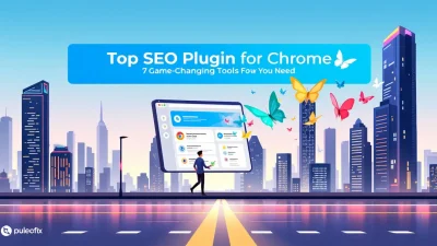 Illustration of top SEO plugin for Chrome tools enhancing digital marketing strategies