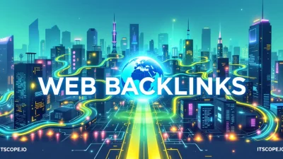 Web Backlink illustration depicting SEO strategies