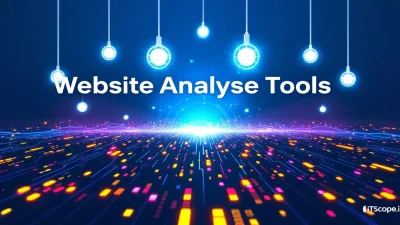 Website Analyse Tools illustration highlighting essential tools for web insights